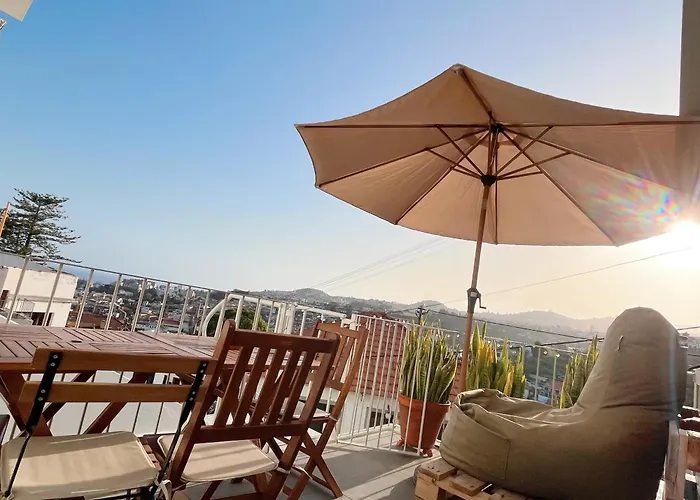 Sunny Double In 4br With Ac, Sea View Balcony, Workspace Funchal (Madeira)