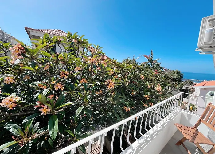 Ubytování v soukromí Sunny Double In 4br With Ac, Sea View Balcony, Workspace Funchal (Madeira)